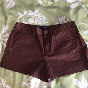 Madewell polka dot shorts